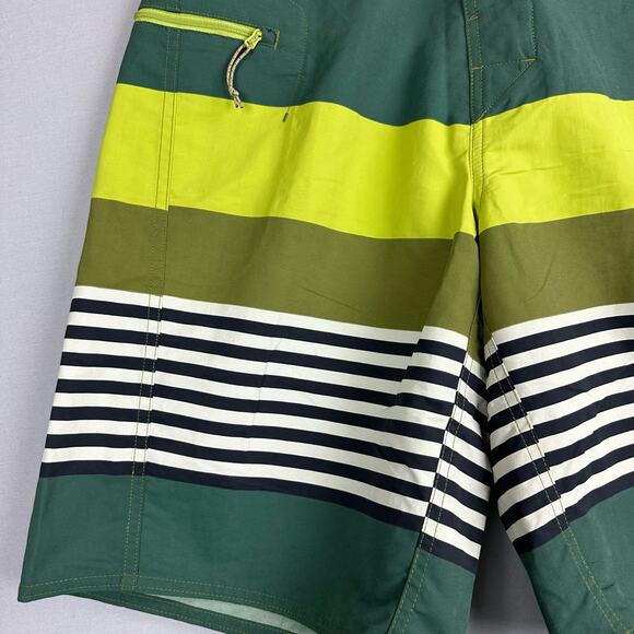Patagonia Wavefarer 21” Board Shorts Men’s 30 No Stretch Side Pocket Cinch Fly - Picture 5 of 9
